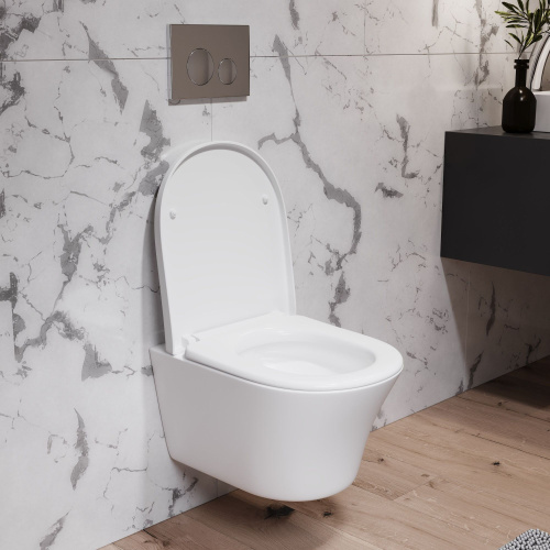 20 990 руб. Унитаз подвесной Damixa Skyline DX35C1700SC с микролифтом фото 2 Унитаз подвесной Damixa Skyline DX35C1700SC с микролифтом фото 2