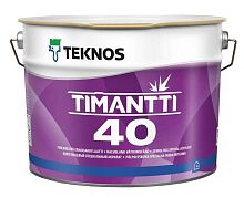 Краска Teknos Timantti 40 специальный акрилат, для стен и потолков, полуглянцевая