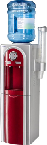 Кулер для воды AquaWork YLR1 5 VB серебристый, красный фото 4