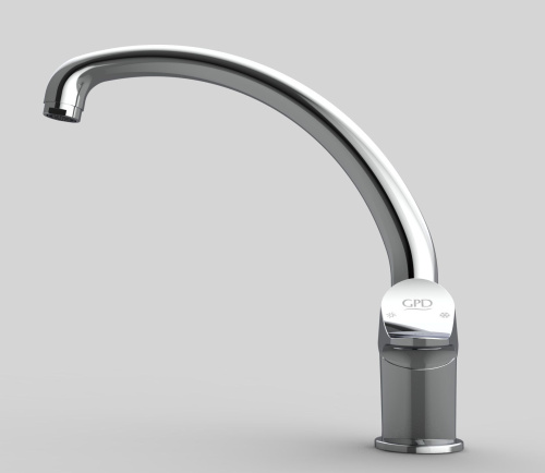 Смеситель GPD Florus MTE170 для кухонной мойки фото 4