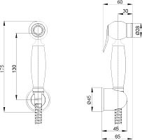 Гигиенический душ Veragio Kit VR.KIT-2228.BR бронза