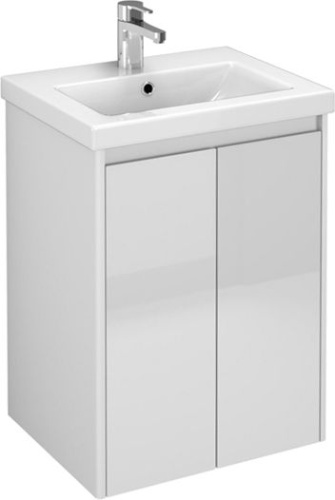 Мебель для ванной Velvex Klaufs 50.2D белая, подвесная фото 6