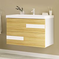 Мебель для ванной Marka One Mix 70П ПП с 2 ящиками, коко боло