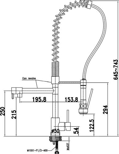 Смеситель Kaiser Merkur 26166 для кухонной мойки фото 2