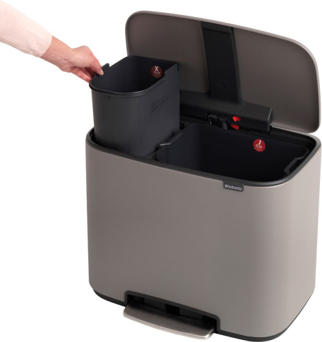 Мусорное ведро Brabantia Bo Pedal Bin 121562 23 + 11 л фото 9