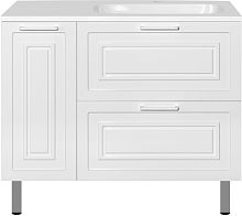 Мебель для ванной Style Line Альба 90 Люкс R, с бельевой корзиной