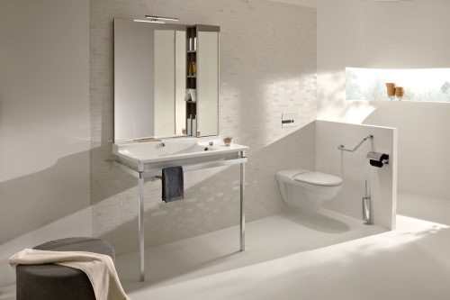 Раковина Jacob Delafon Soprano EXK122 100 см, со смесителем фото 2