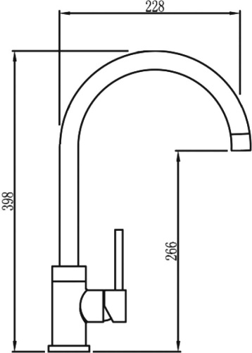 Смеситель Seaman Eco Glasgow SSN-3025 для кухонной мойки фото 4