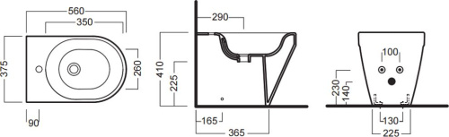17 210 руб. Биде напольное Hatria Daytime Evo фото 4 Биде напольное Hatria Daytime Evo фото 4