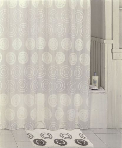 Штора для ванной IDDIS Chequers White фото 2