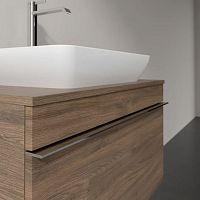 Тумба с раковиной Villeroy & Boch Venticello 75 arizona oak, с ручкой хром