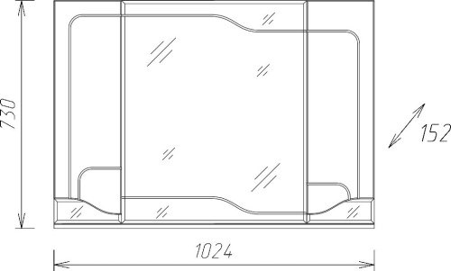 Зеркало Onika Веронэлла 105.00 фото 3