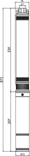 Погружной насос Pumpman 3STM3-14N фото 3