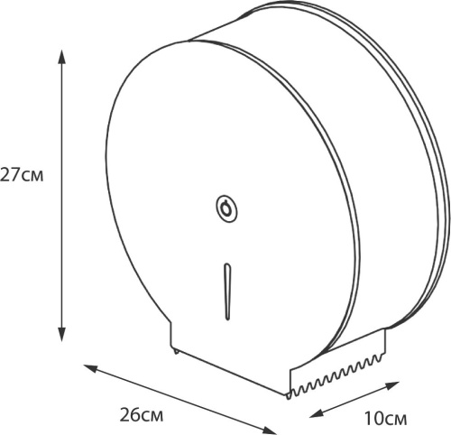 5 200 руб. Диспенсер туалетной бумаги Fixsen Hotel FX-31010C фото 3 Диспенсер туалетной бумаги Fixsen Hotel FX-31010C фото 3
