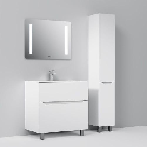 Мебель для ванной AM.PM Tender 80 напольная, белая фото 11