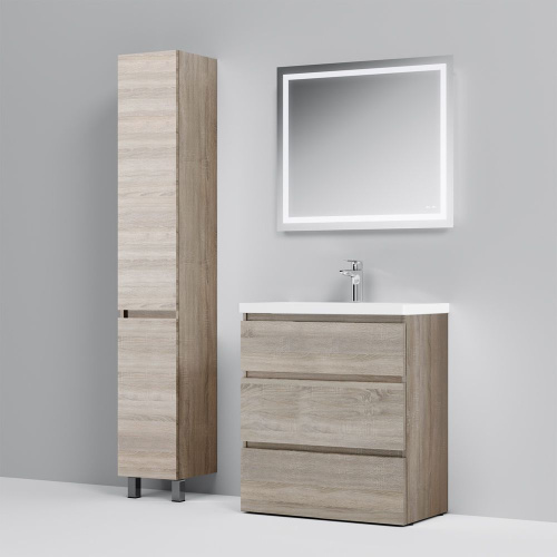 Мебель для ванной AM.PM Gem S 75 напольная, светлый дуб + Сертификат AM.PM на 30 дней подписки на медиасервис фото 13