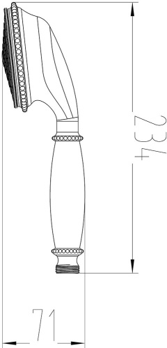 4 000 руб. Душевая лейка Milacio MC.005.BR фото 3 Душевая лейка Milacio MC.005.BR фото 3