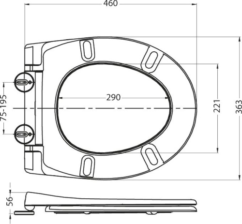 Крышка-сиденье BelBagno Alpha BB2177SC с микролифтом фото 8