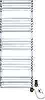 Полотенцесушитель электрический Luxrad Salto Max 063583 140х53 R, белый, терморегулятор selmo smart programm с пультом