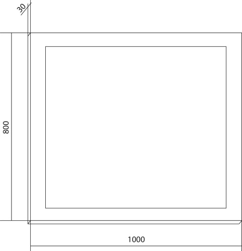 Зеркало Бриклаер Вега 100 с подсветкой фото 3 Зеркало Бриклаер Вега 100 с подсветкой фото 3