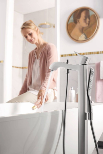 Смеситель Hansgrohe Metropol Classic 31445000 напольный, хром фото 3