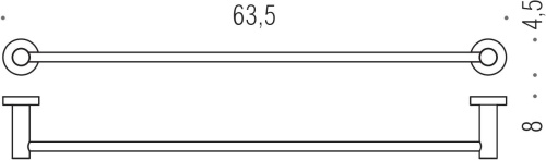 Полотенцедержатель Colombo Design Plus W4911.BM фото 2