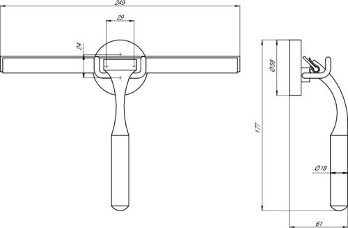 Скребок Emco System 2 3534 001 00 фото 2