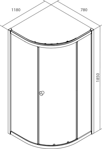 Душевой уголок IDDIS Mirro M70R128i23 фото 2