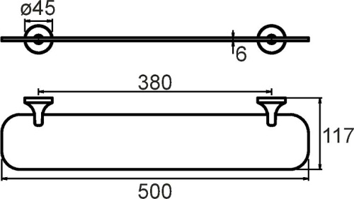 Полка Milardo Magellan MAGSMG0M44 фото 2