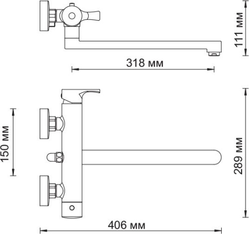 Смеситель Wasserkraft Berkel 4802L универсальный фото 6