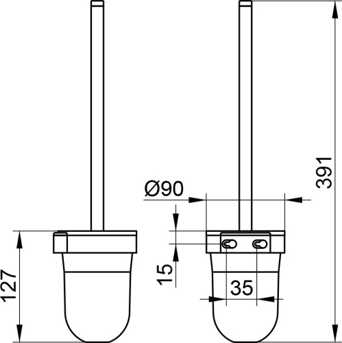 Ершик Keuco City.2 02764 фото 2 Ершик Keuco City.2 02764 фото 2