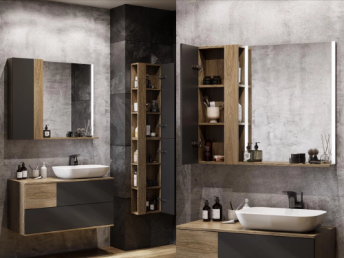 Зеркало AQUATON Терра 70 дуб кантри фото 3