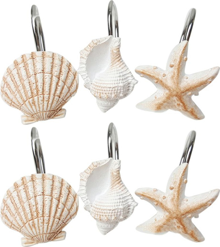 Крючок для шторы Carnation Home Fashions Sea Shells PHP-SEA фото 3