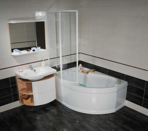 Акриловая ванна Ravak Rosa I 160x105 L с ножками фото 5