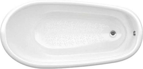 Чугунная ванна Roca Carmen anti-slip 234250007 160х80 + ножки, белая фото 5
