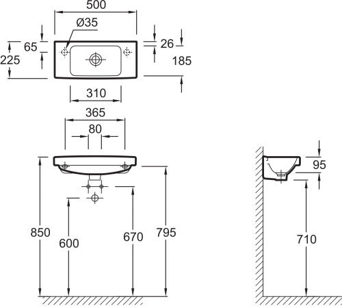 6 250 руб. Рукомойник Jacob Delafon Odeon Up E4701 50 см фото 2 Рукомойник Jacob Delafon Odeon Up E4701 50 см фото 2