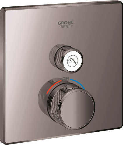 64 060 руб. Термостат Grohe Grohtherm SmartControl 29123A00 для душа, темный графит Термостат Grohe Grohtherm SmartControl 29123A00 для душа, темный графит