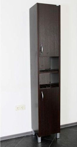 Шкаф-пенал Aquanet Донна венге фото 2