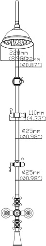 Душевая стойка Seaman Eco Koblenz SSN-2368C фото 3