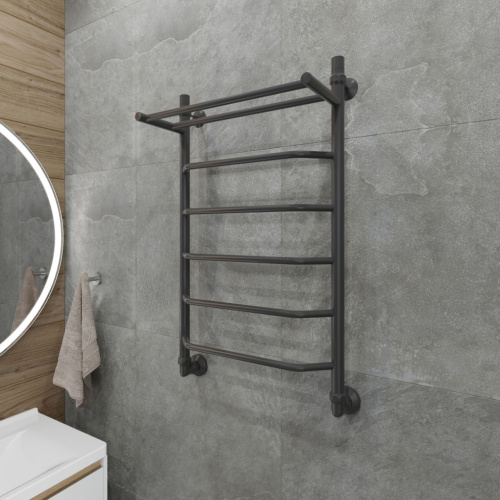 17 346 руб. Полотенцесушитель водяной EWRIKA Сафо FТ 80х50 черный матовый фото 3 Полотенцесушитель водяной EWRIKA Сафо FТ 80х50 черный матовый фото 3