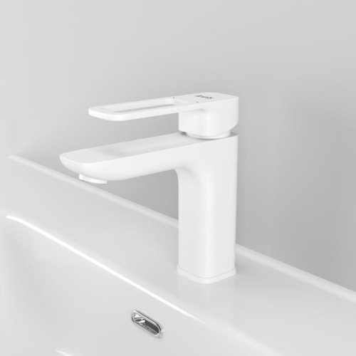 Смеситель IDDIS Slide SLIWT00i01 для раковины, белый фото 4