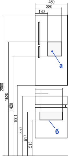 Мебель для ванной AQUATON Эклипс темный эбони фото 8 Мебель для ванной AQUATON Эклипс темный эбони фото 8