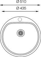 Мойка кухонная TopZero Eclipse ELP510