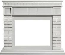 Портал Firelight Bricks 25 камень белый, белая эмаль