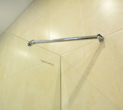 Шторка на ванну GuteWetter Trend Pearl GV-862A левая 120 см стекло бесцветное, фурнитура хром фото 7
