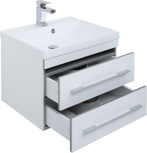 Мебель для ванной Aquanet Верона 58 подвесная белая фото 8