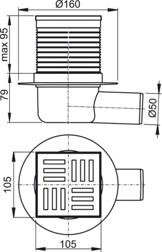 Душевой трап AlcaPlast APV5111 фото 2