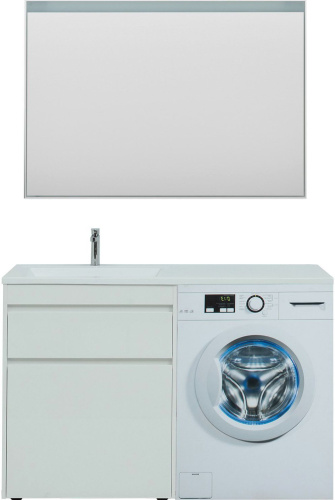 Мебель для ванной Aquanet Токио 68 1 ящик, с бельевой корзиной фото 7