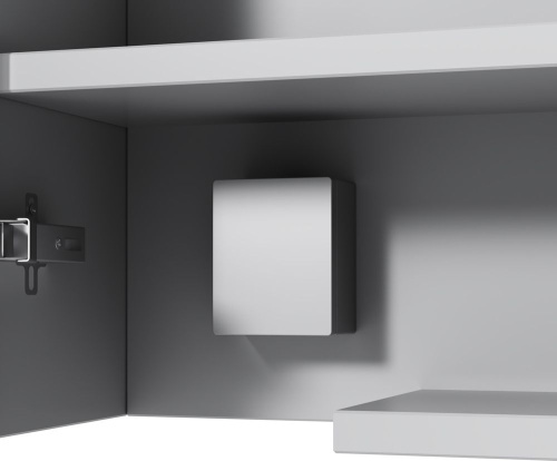 Зеркало-шкаф AM.PM Spirit V2.0 60 R с LED-подсветкой, белый глянец фото 7