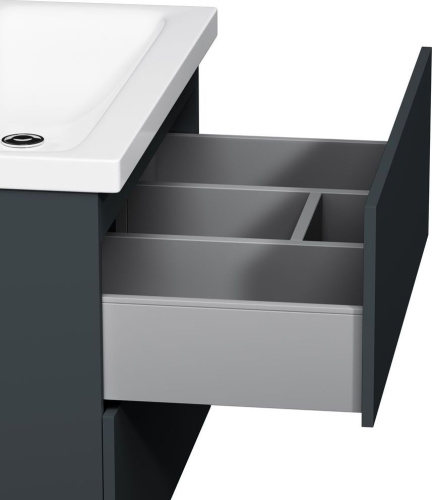Мебель для ванной AM.PM Gem 75 графит матовый, подвесная фото 12